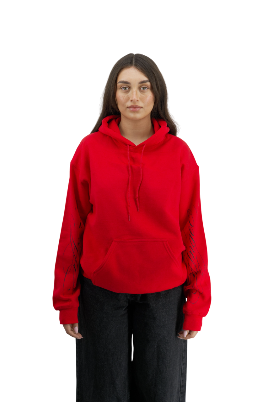 BLUZA Z KAPTUREM FIRE RED ANGEL