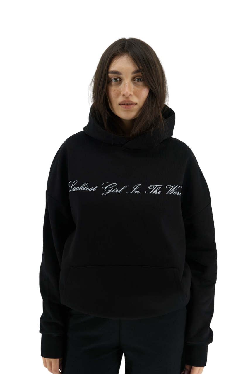 BLUZA Z KAPTUREM INDEX MARKET LUCKIEST GIRL