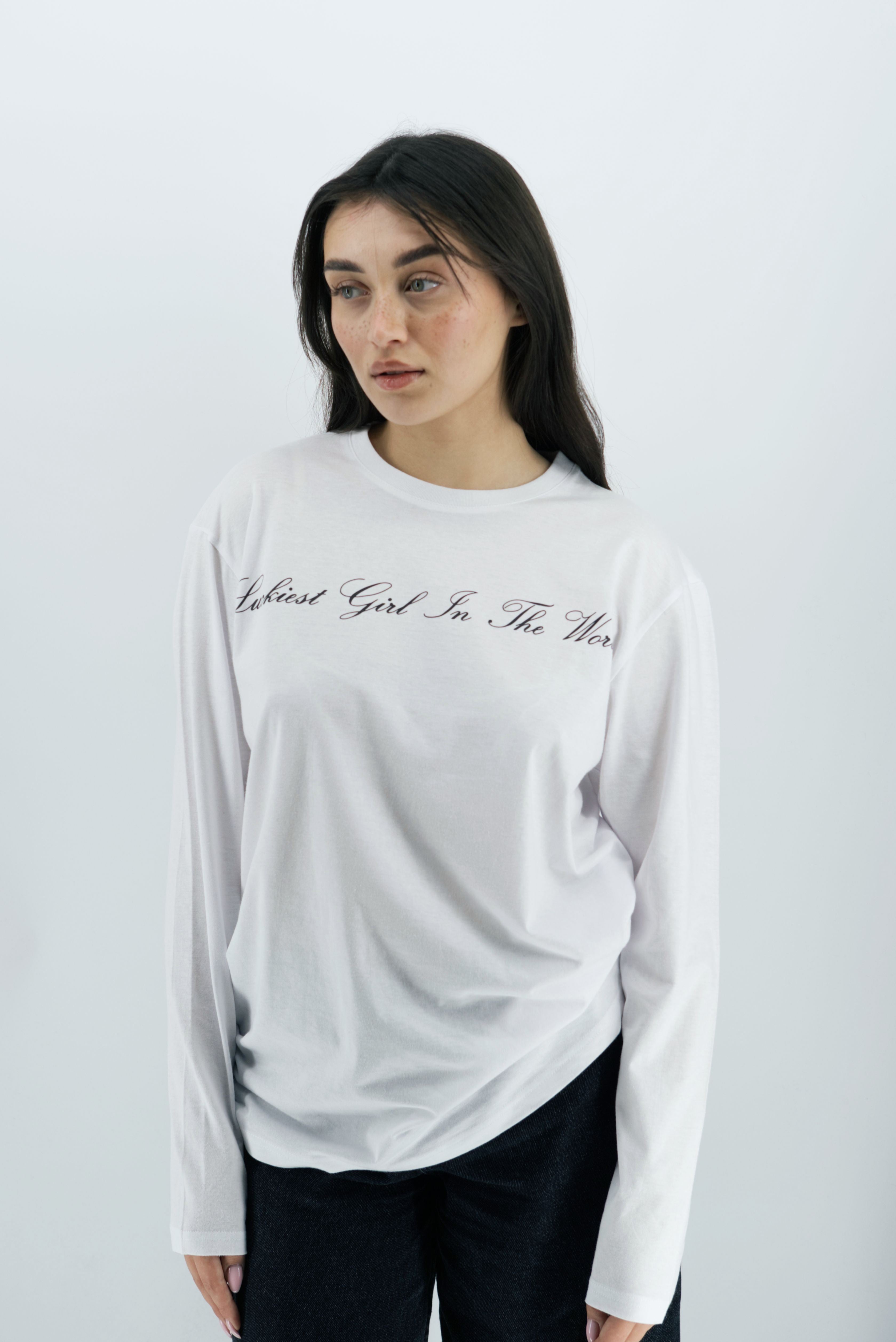 LONGSLEEVE LUCKIEST GIRL