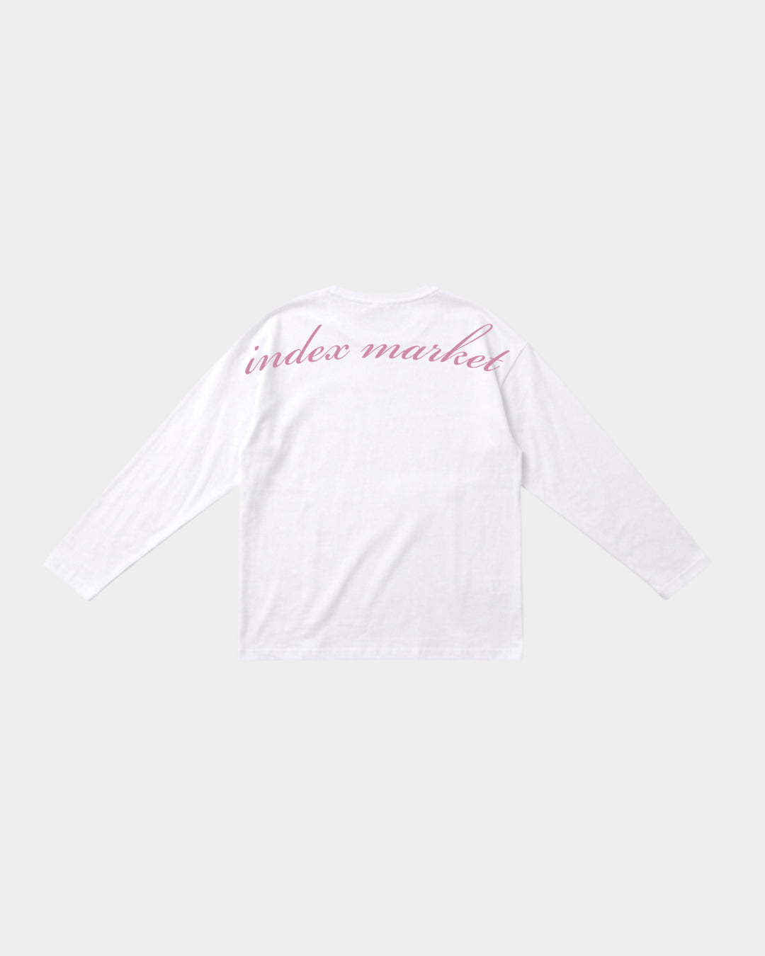 INDEX MARKET MAGAZINE LONGSLEEVE BACK PRINT