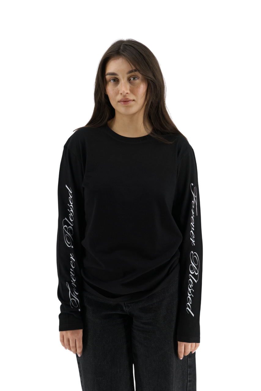 KOSZULKA Z DŁUGIM RĘKAWEM INDEX MARKET FOREVER BLESSED SLEEVE LOGO