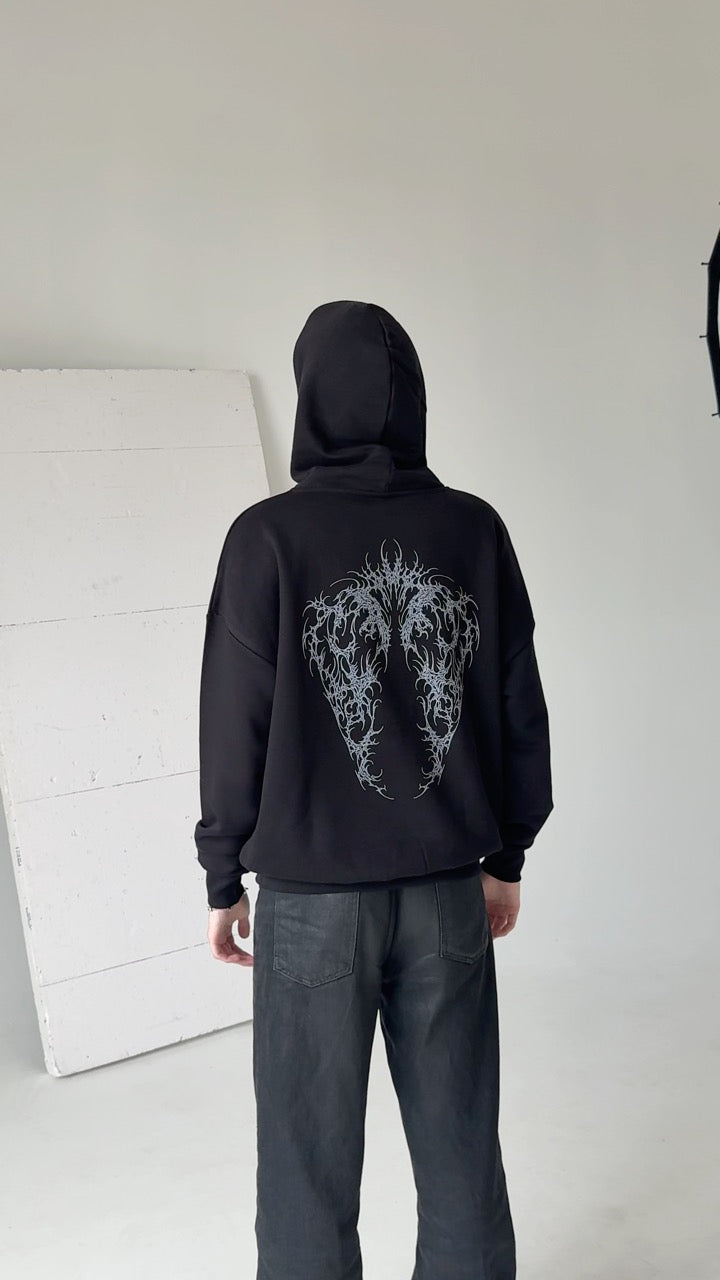 INDEX MARKET MAGAZINE GOTH HOODIE