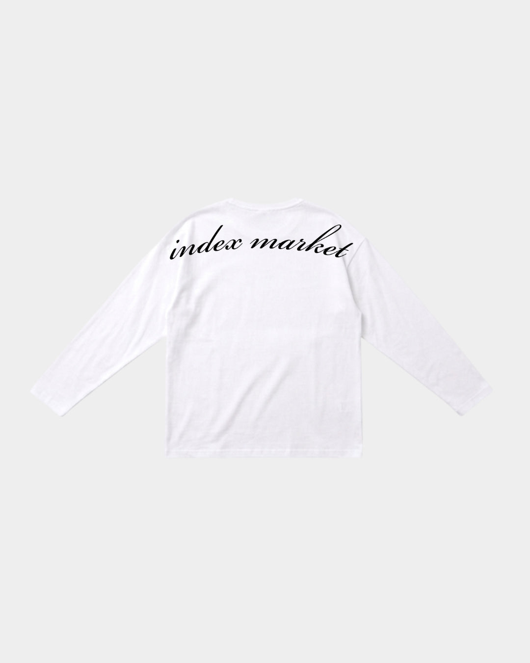 INDEX MARKET MAGAZINE LONGSLEEVE BACK PRINT