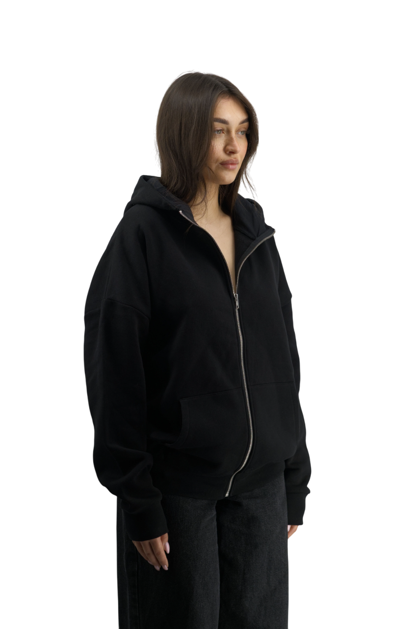 BLUZA Z KAPTUREM INDEX MARKET ROZPINANA BASIC