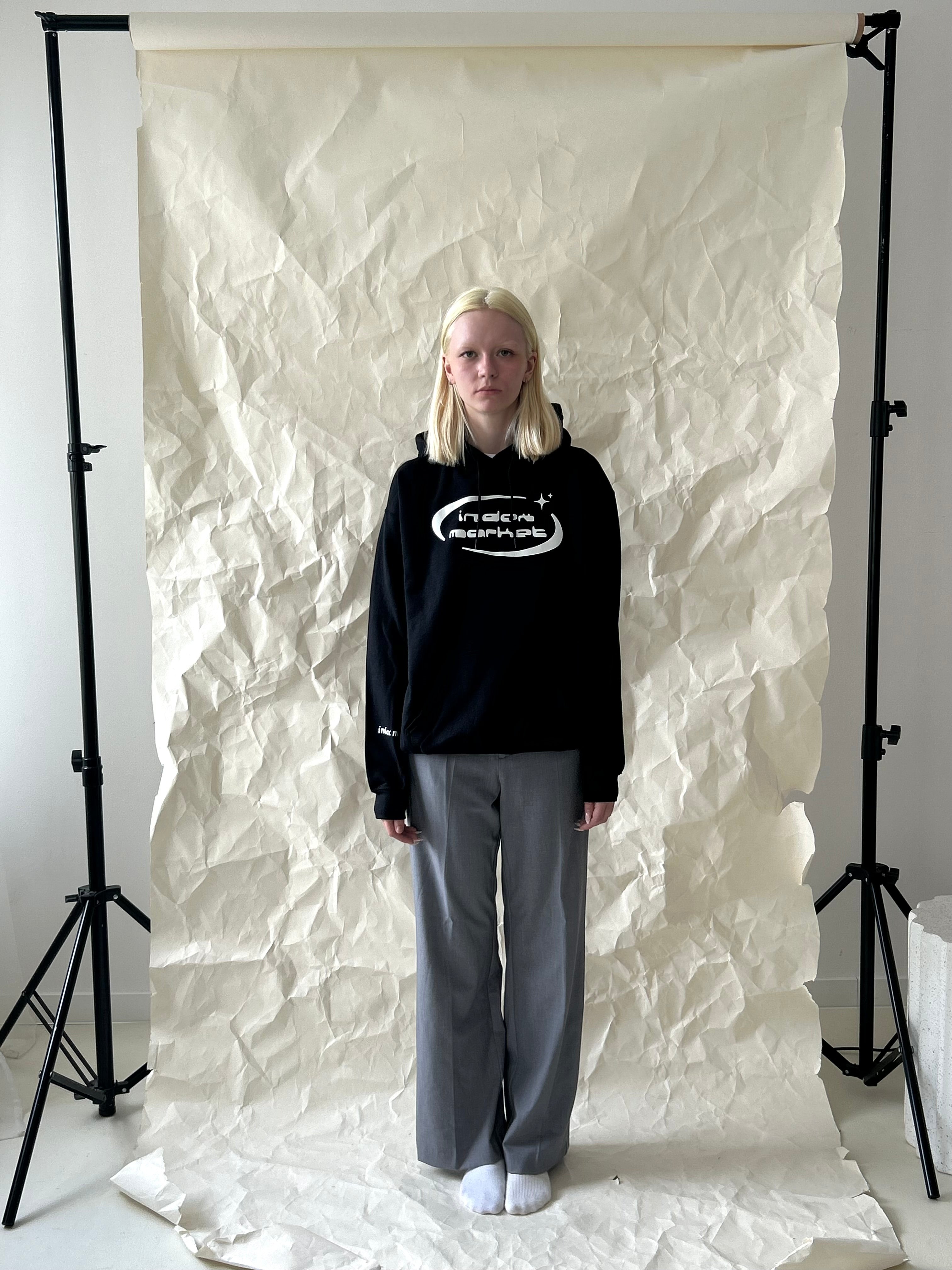 BLUZA Z KAPTUREM INDEX MARKET Y2K