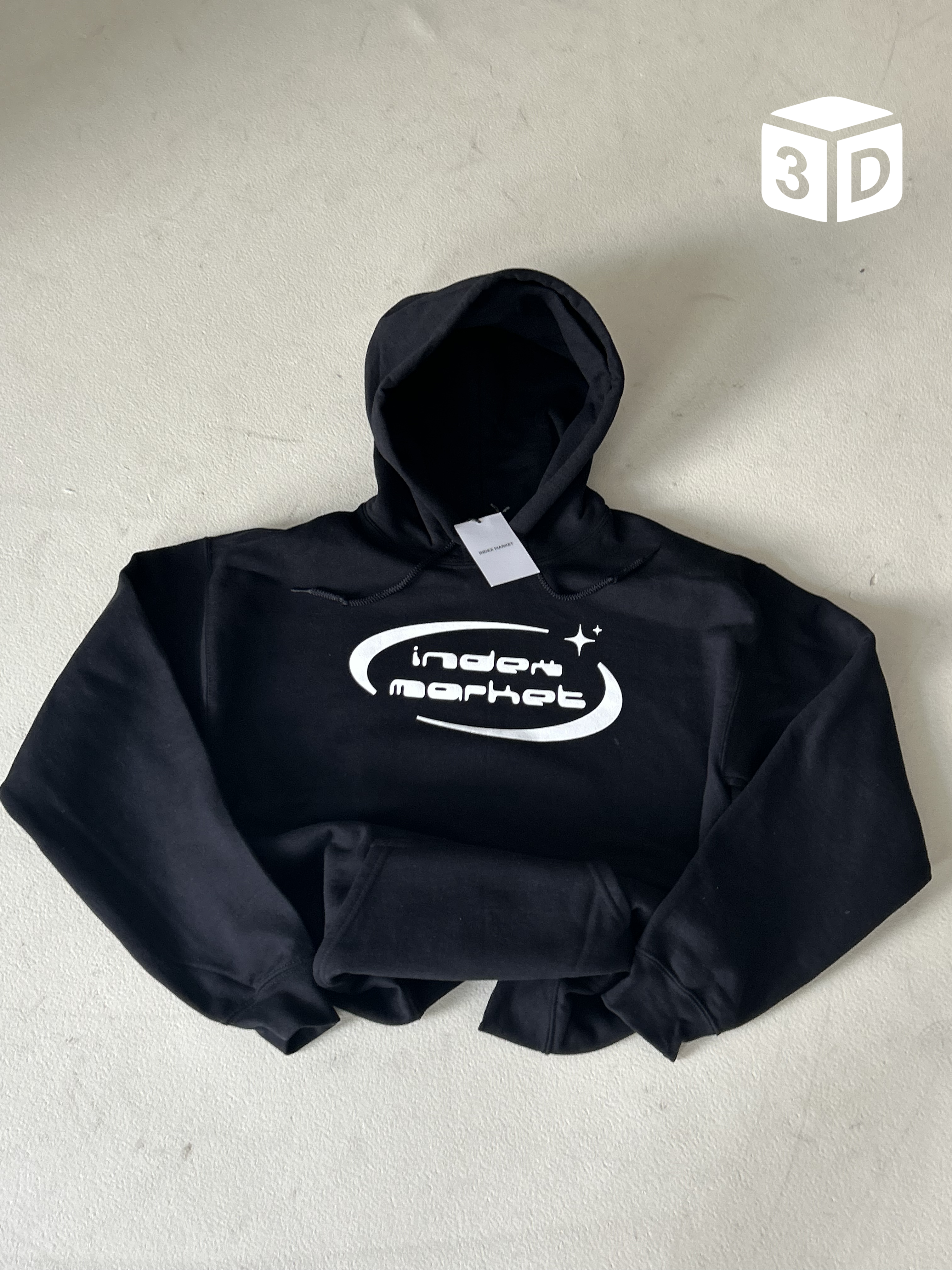 BLUZA Z KAPTUREM INDEX MARKET Y2K