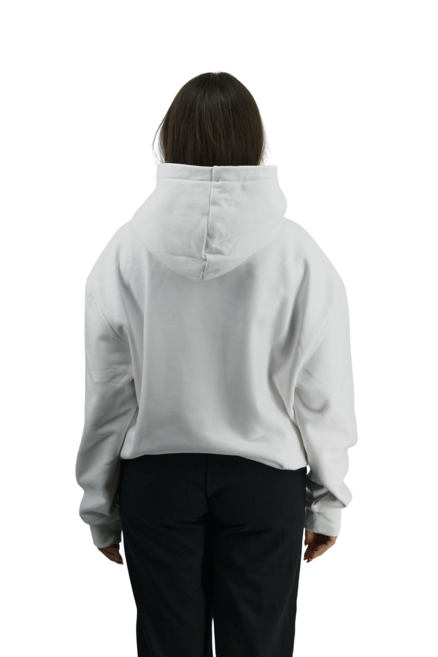 BLUZA Z KAPTUREM INDEX MARKET BASIC WHITE