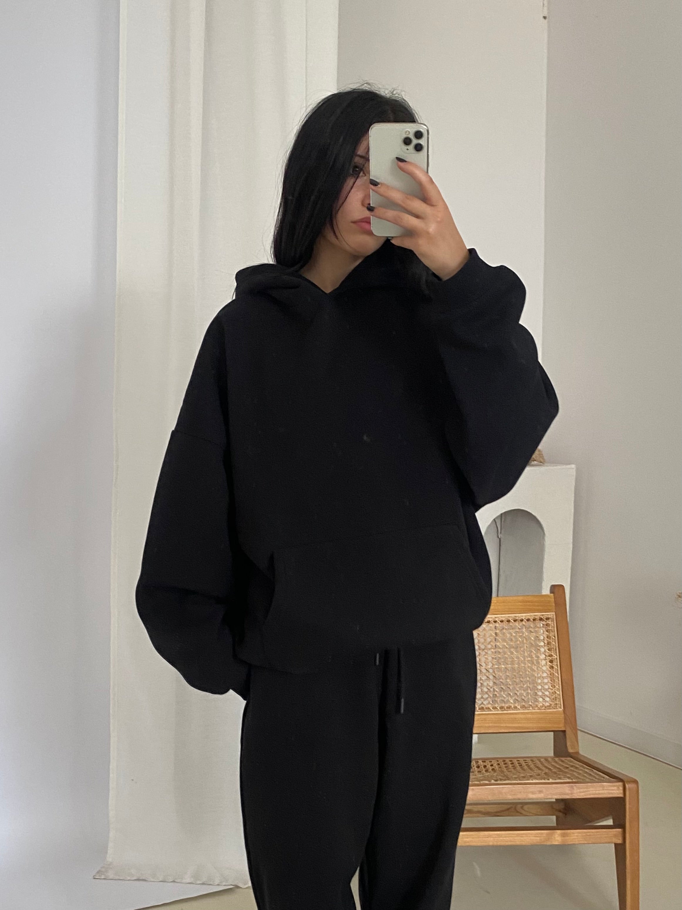 BLUZA Z KAPTUREM BASIC