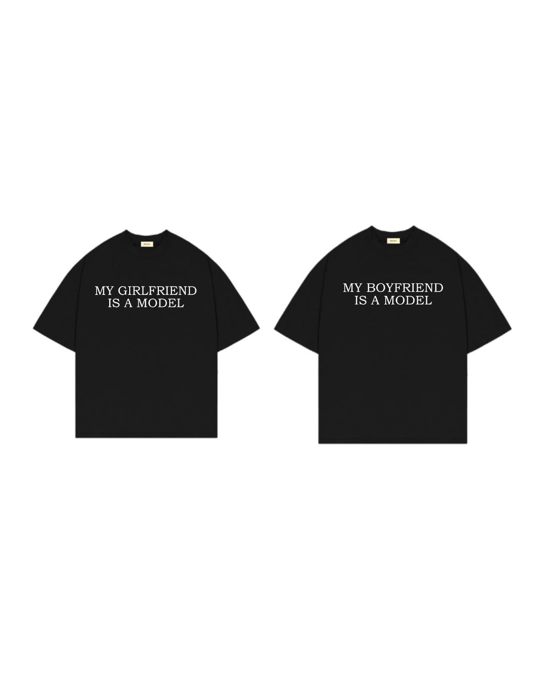 ZESTAW KOSZULKI INDEX MARKET MYGIRLFRIEND + MYBOFRIEND
