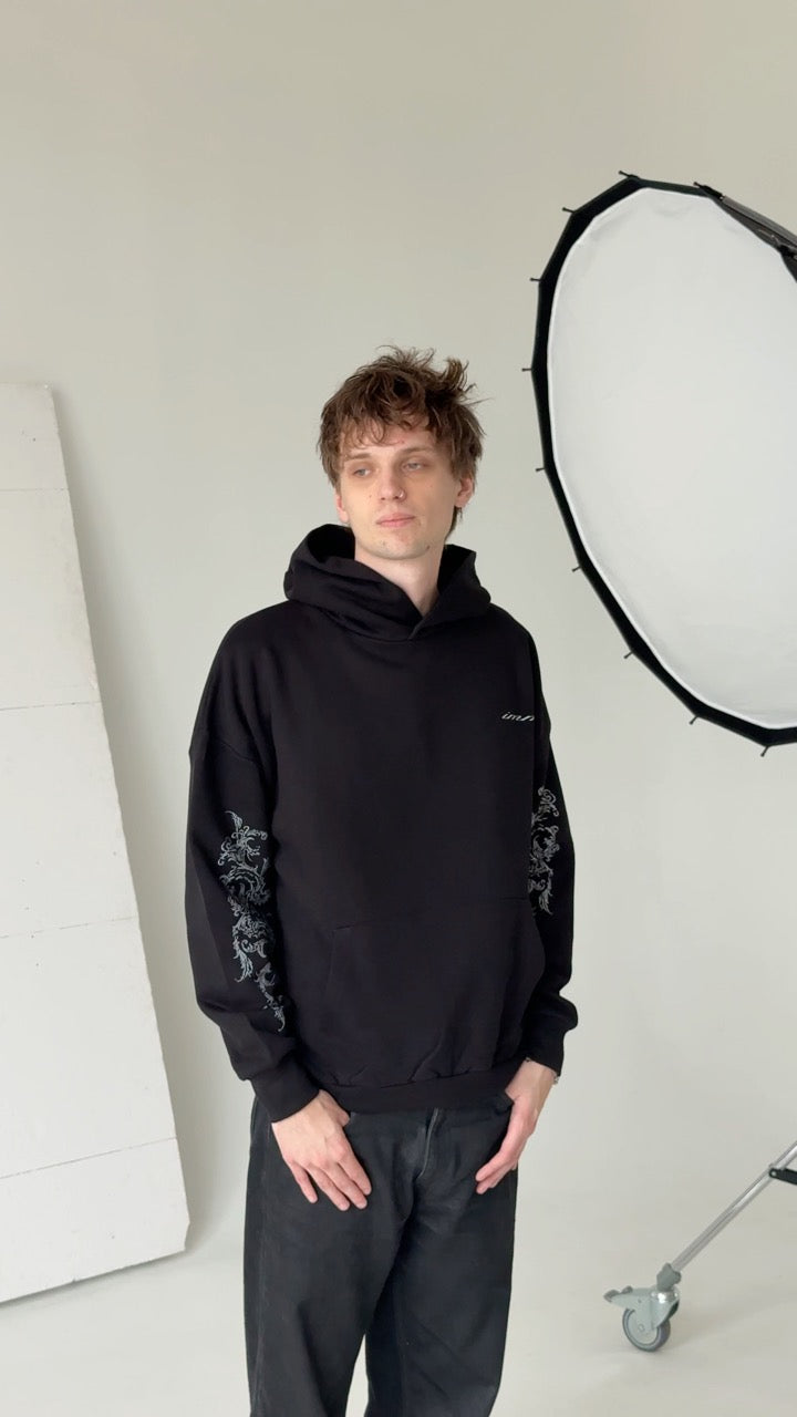 INDEX MARKET MAGAZINE GOTH HOODIE
