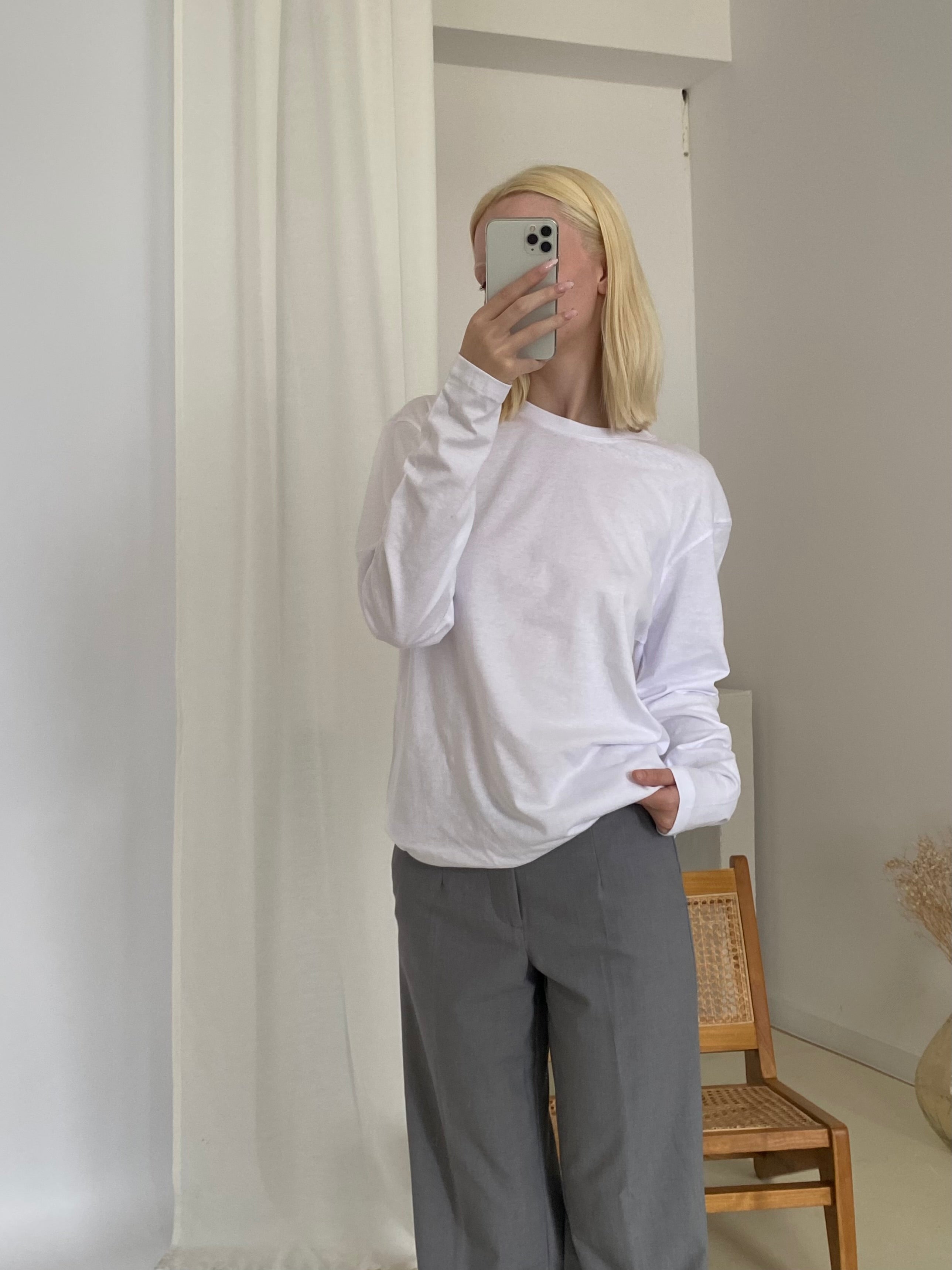 KOSZULKA Z DŁUGIM RĘKAWEM BASIC