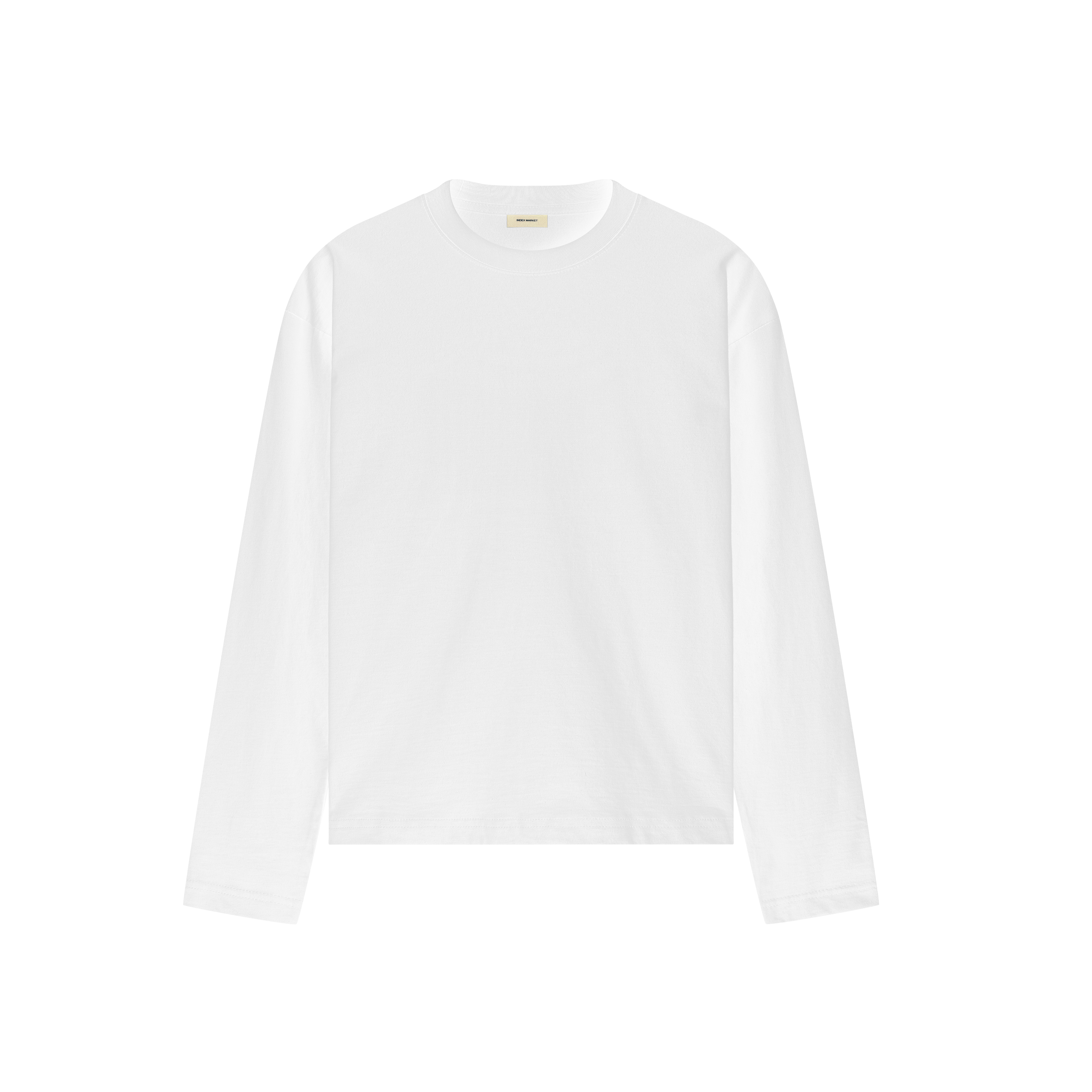KOSZULKA Z DŁUGIM RĘKAWEM INDEX MARKET BACK PRINT