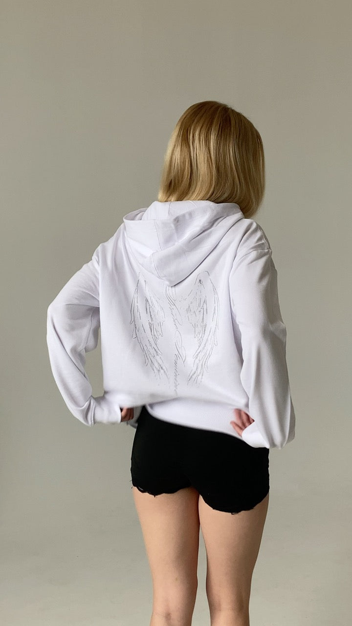INDEX MARKET MAGAZINE HOODIE ANGEL WINGS