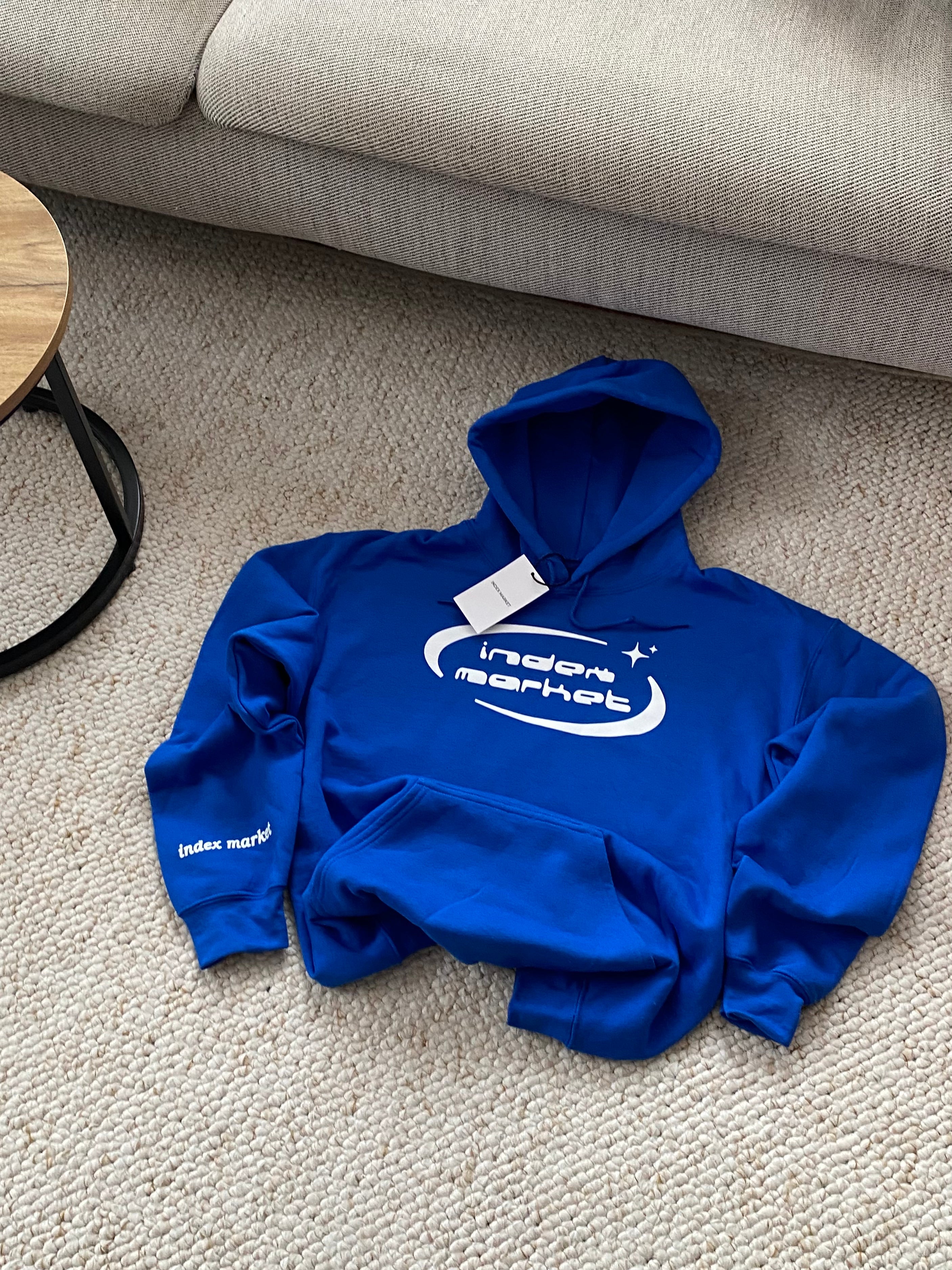 BLUZA Z KAPTUREM INDEX MARKET Y2K