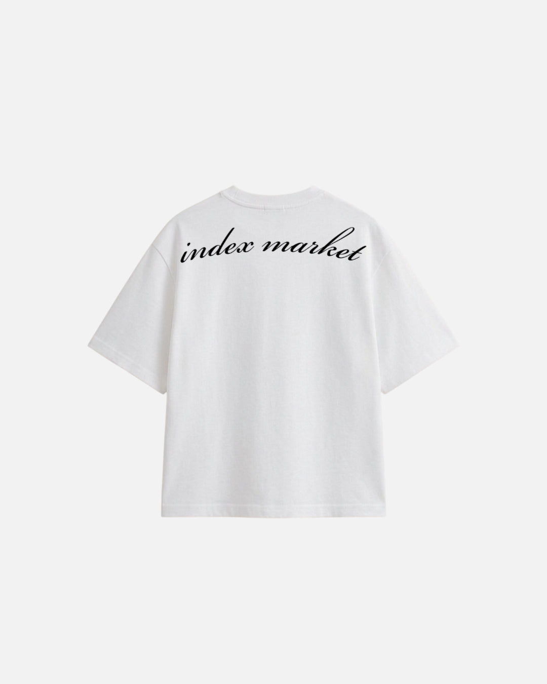 INDEX MARKET MAGAZINE T-SHIRT BACK LOGO