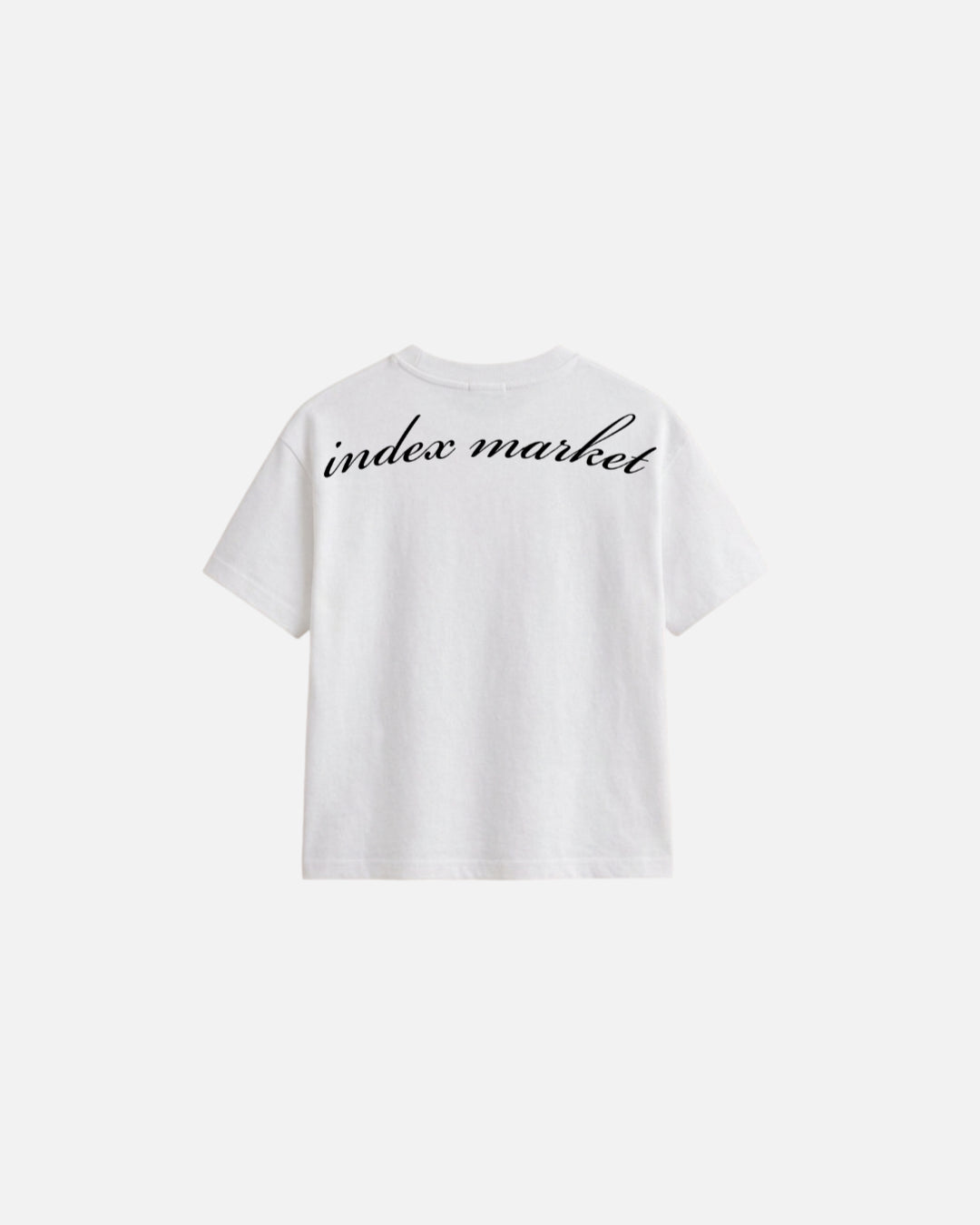 INDEX MARKET MAGAZINE T-SHIRT BACK LOGO