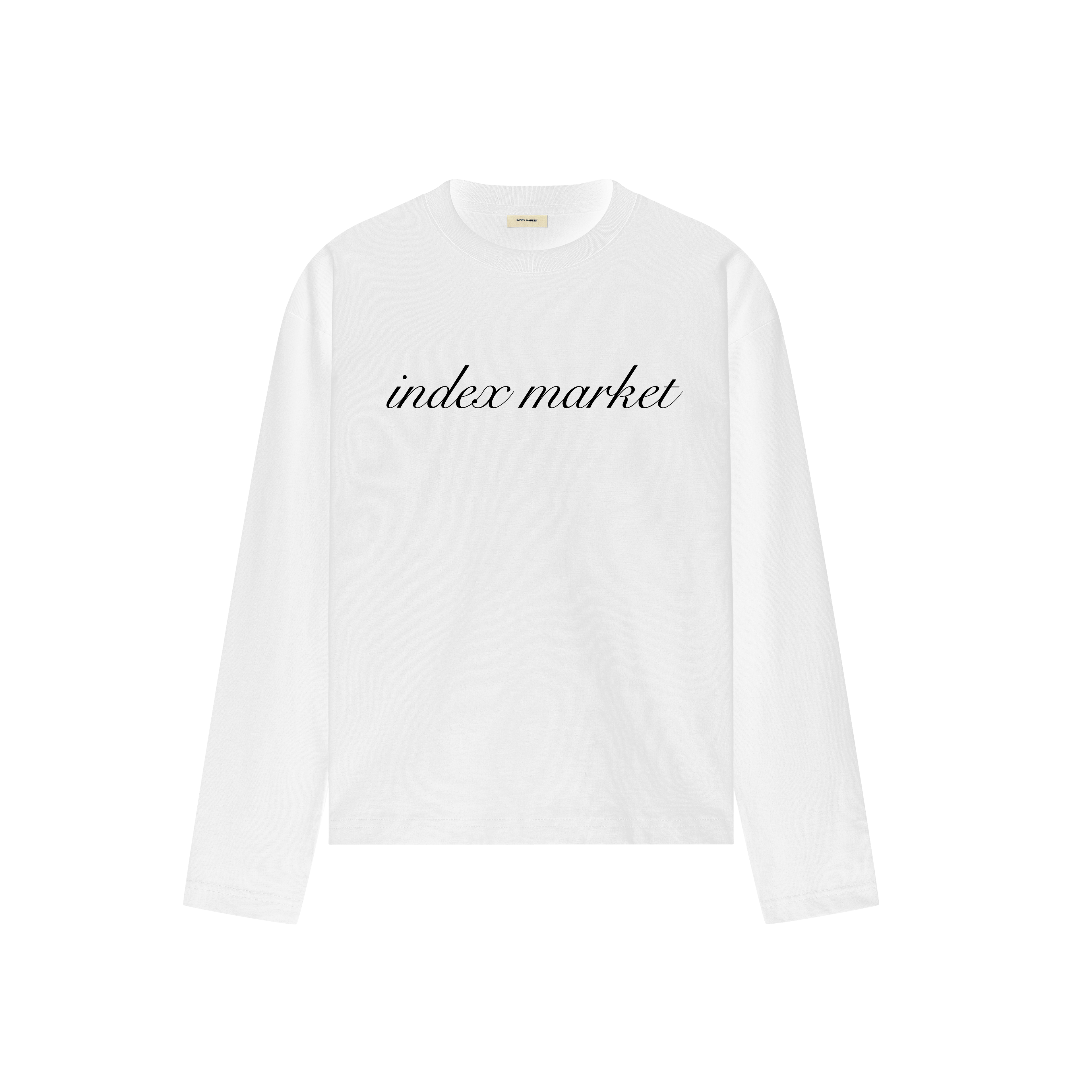 INDEX MARKET LOGO LONGSLEEVE T-SHIRT