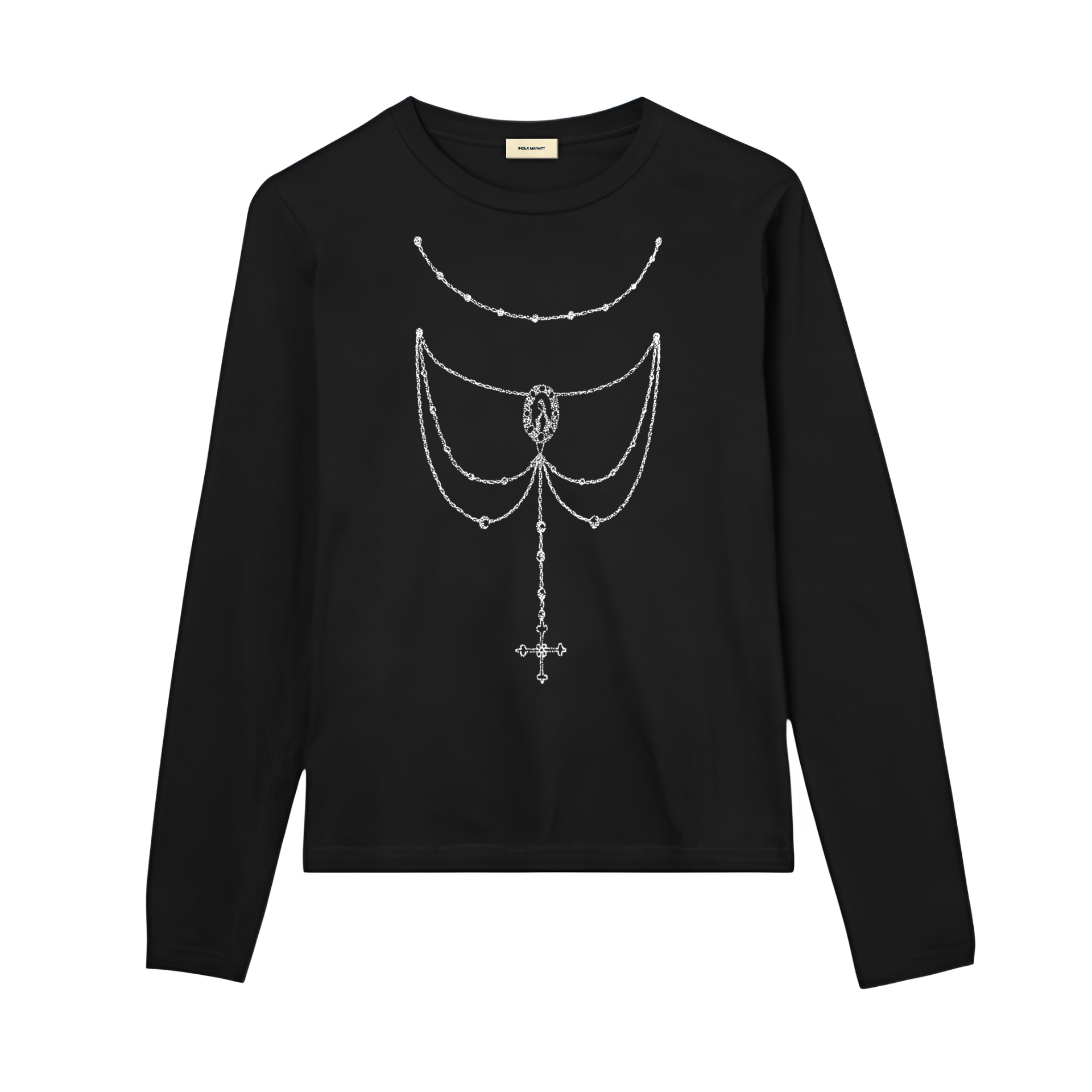 KOSZULKA Z DŁUGIM RĘKAWEM NECKLACE