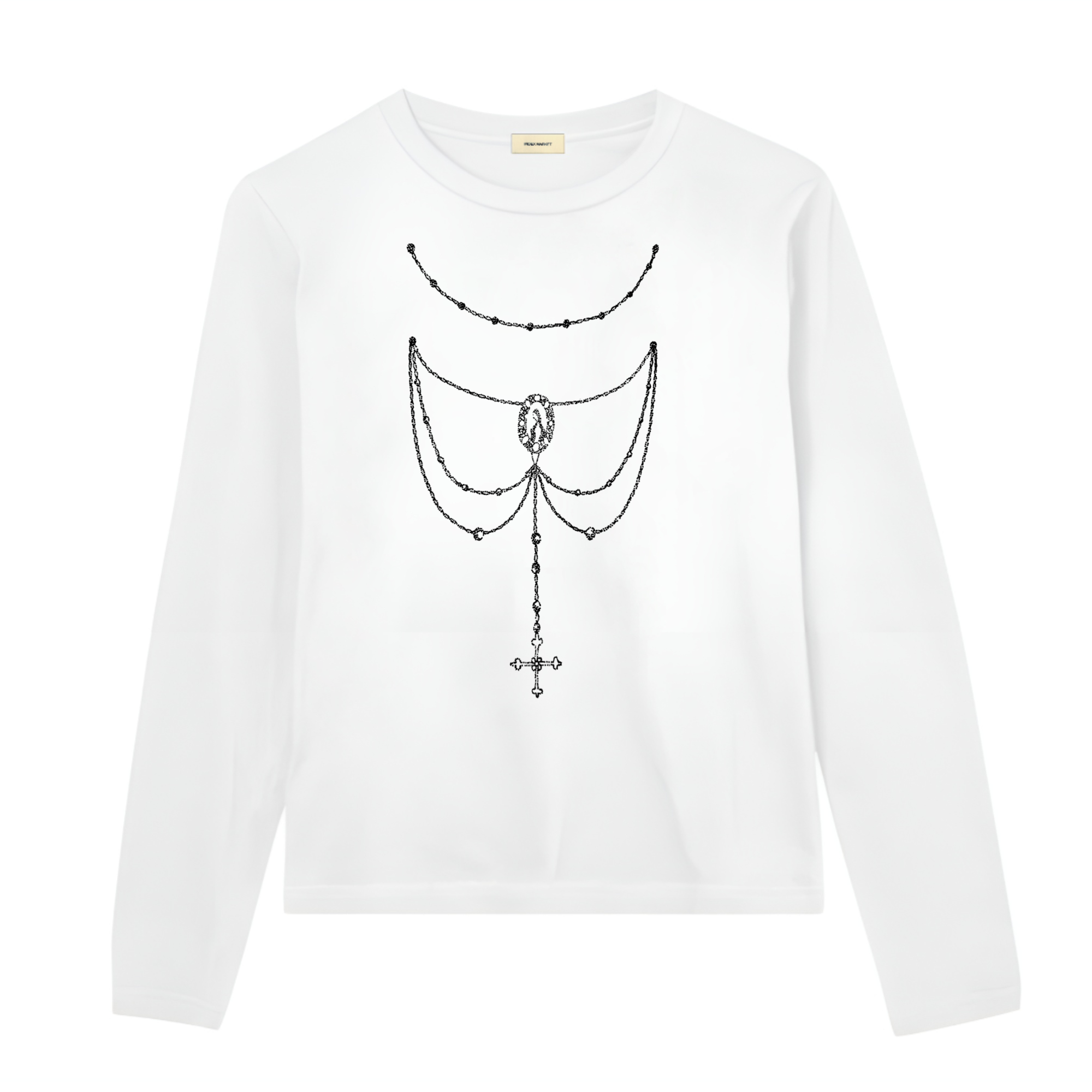 KOSZULKA Z DŁUGIM RĘKAWEM NECKLACE