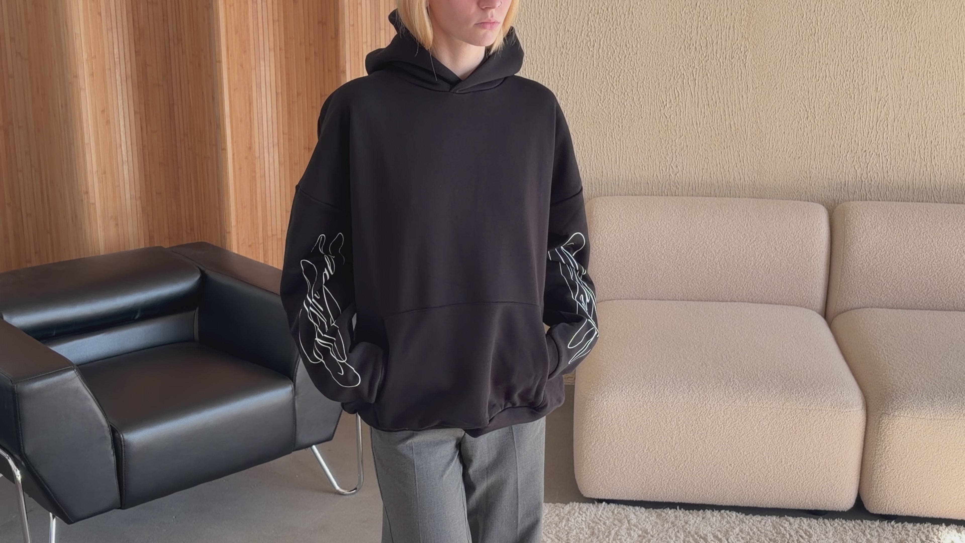 HOODIE ANGEL SLEEVE