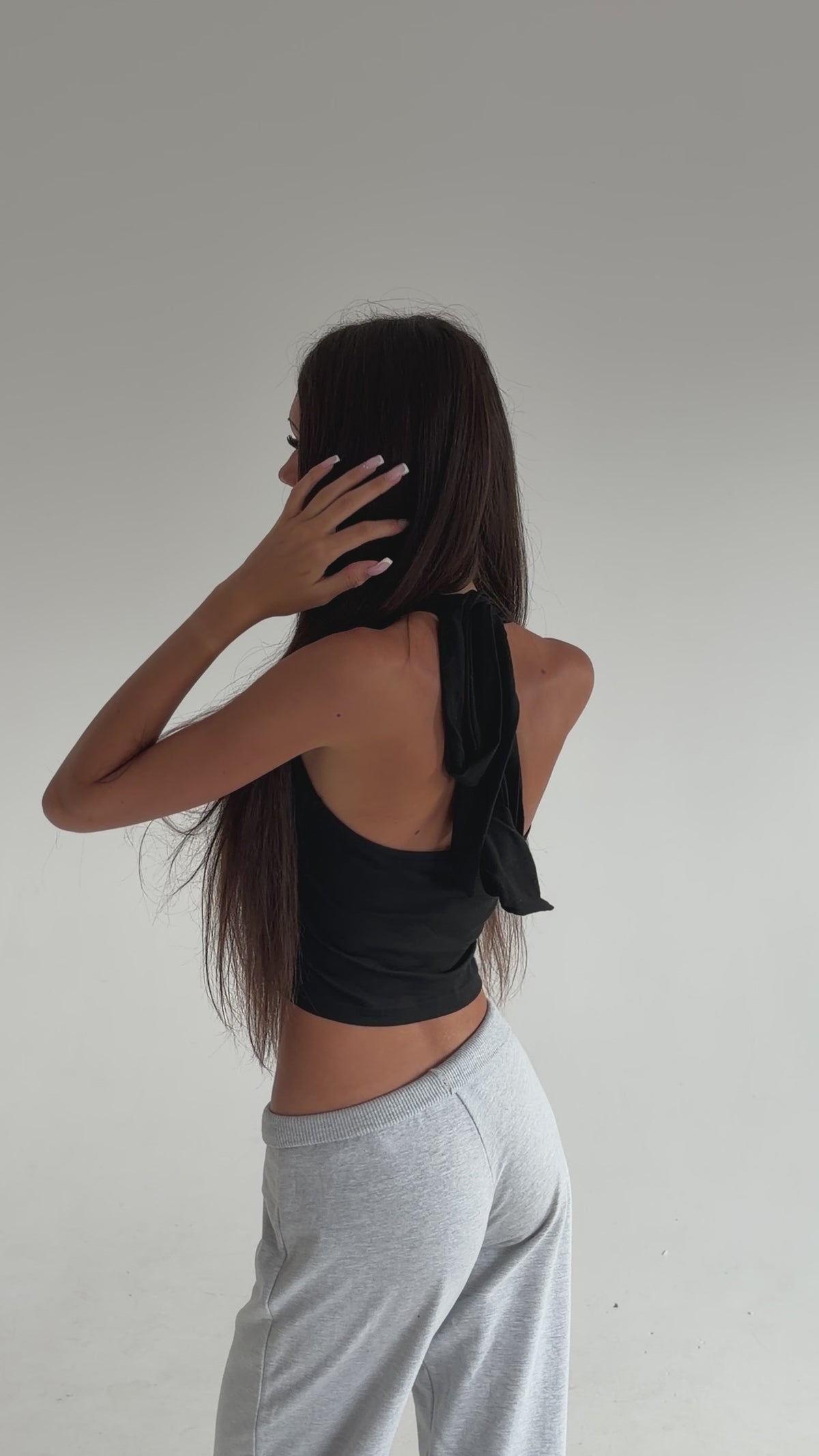 INDEX MARKET MAGAZINE BLACK CLASSY TOP