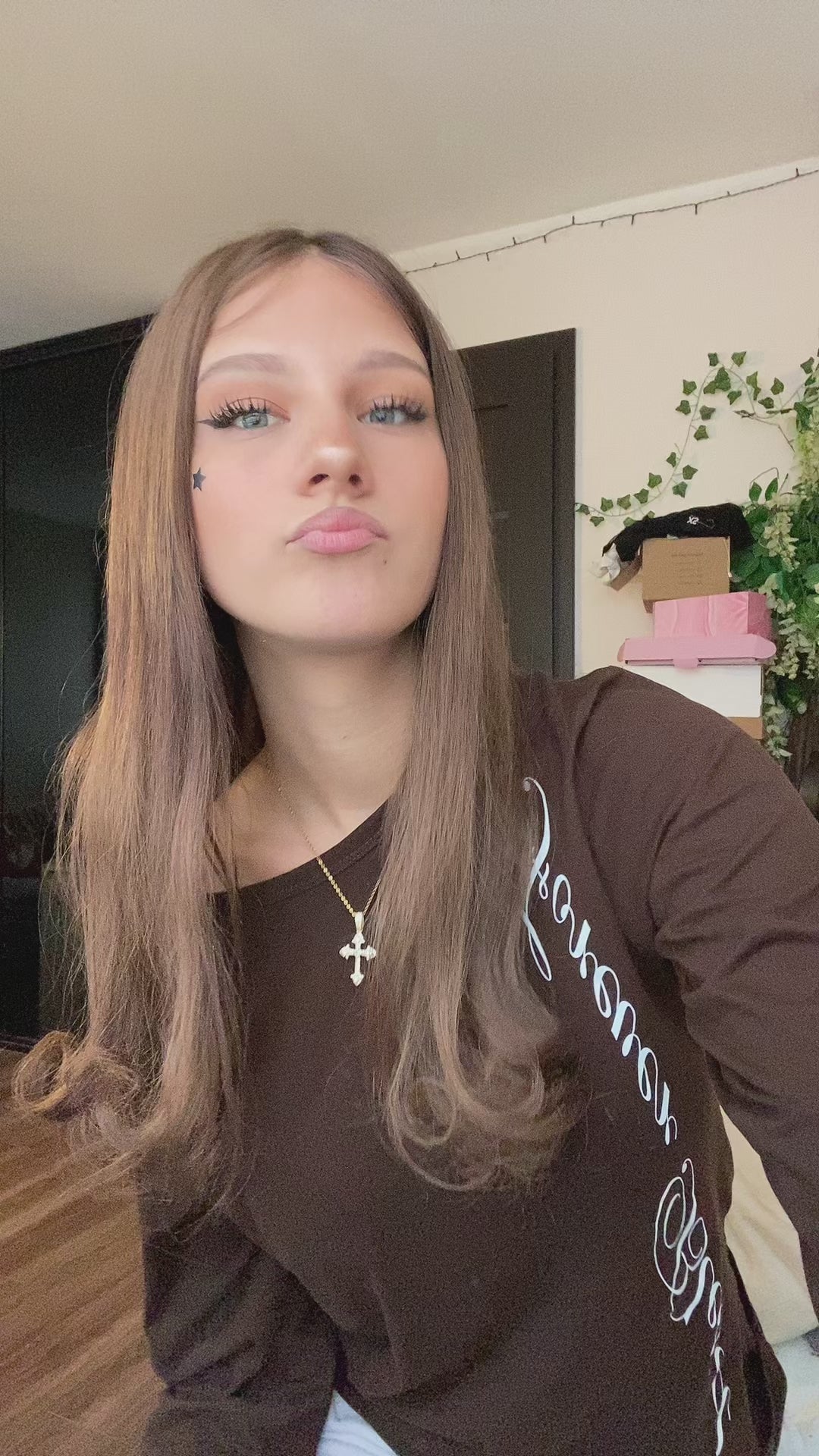 INDEX MARKET MAGAZINE LONGSLEEVE FOREVER BLESSED BROWN