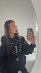 INDEX MARKET NECKLACE HOODIE