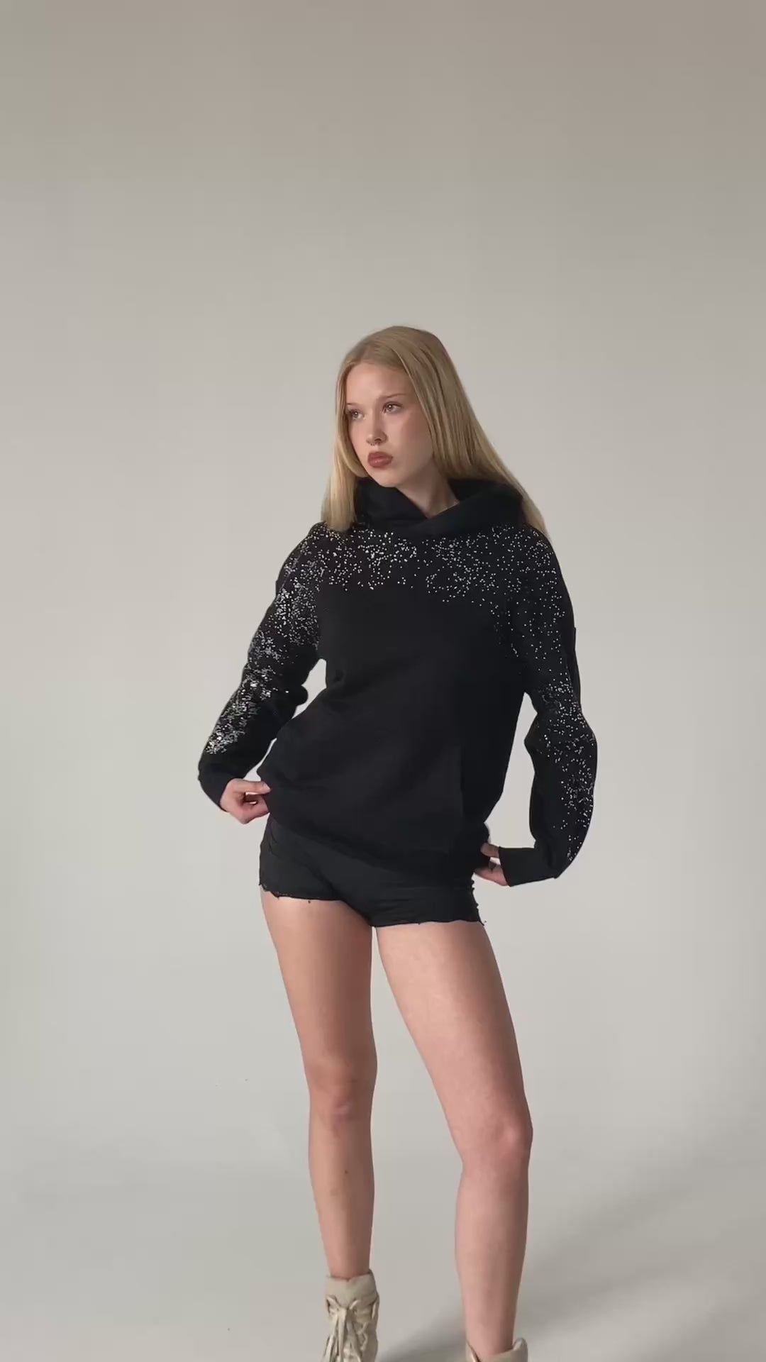 INDEX MARKET MAGAZINE LIMITED EDITION CRYSTAL HOODIE