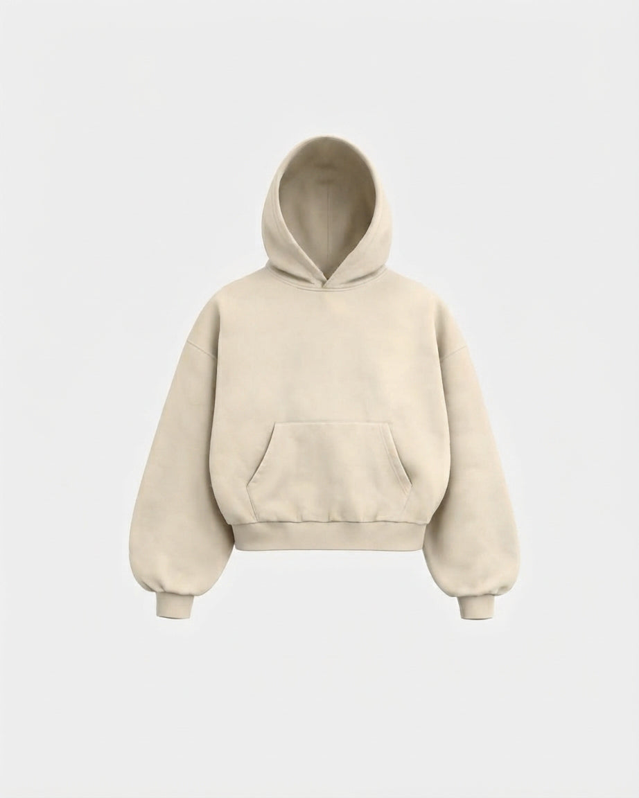 INDEX MARKET MAGAZINE SAND BACK LOGO HOODIE