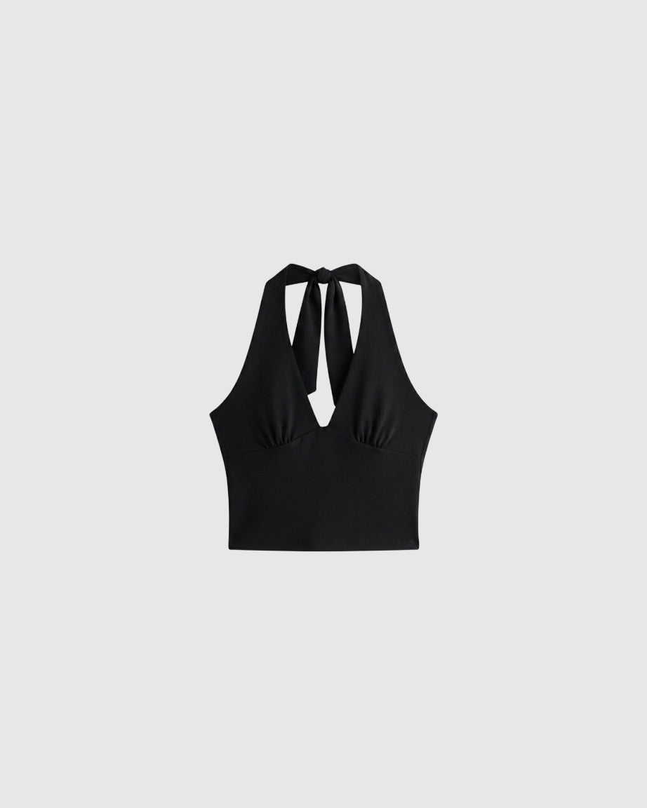 INDEX MARKET MAGAZINE BLACK CLASSY TOP